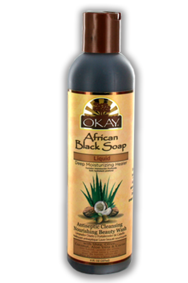 Okay-50 Liquid Black Soap (8oz)