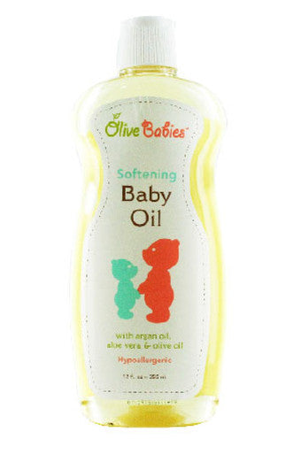 Olive Babies-3 Softening Baby Oil (12 oz)