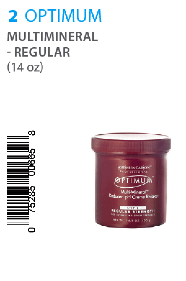 Optimum-2 Multi-Mineral Reduced PH Creme Relaxer - Regular (14oz)