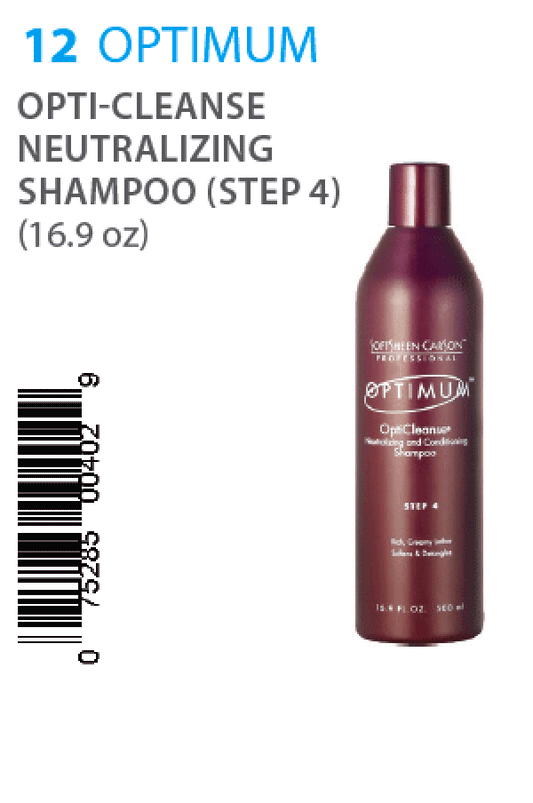 Optimum-12 OptiCleanse Neutralizing and Conditioning Shampoo (16.9oz)