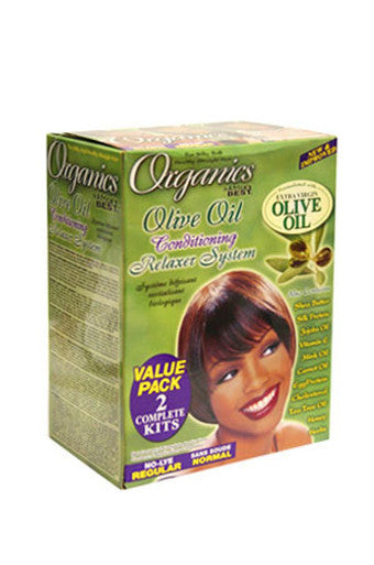 Africa's Best-20 Organics Olive Oil Relaxer System - Value Pack Regular