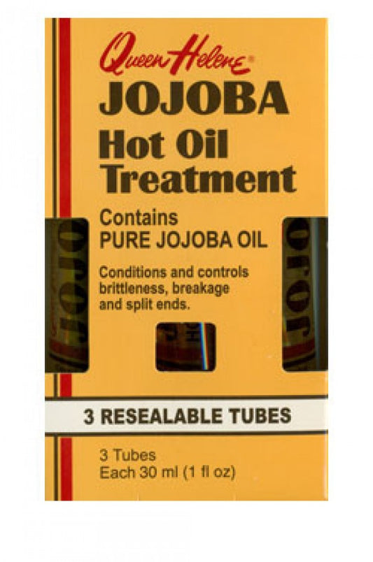 Queen Helene-54 Jojoba Hot Oil Treatment (1 oz, 3 Resealable Tubes)