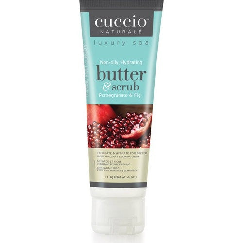 Cuccio Non-Oily Butter & Scrub 4 oz Pomegranate & Fig