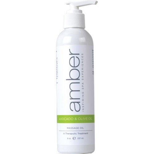 Amber Avocado & Olive Oil Massage Oil 8 oz./ 237ml -