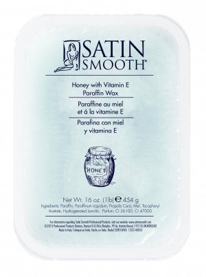 Satin Smooth Honey'n Vit.E Paraffin Wax 16oz SSPB10HVC 09536