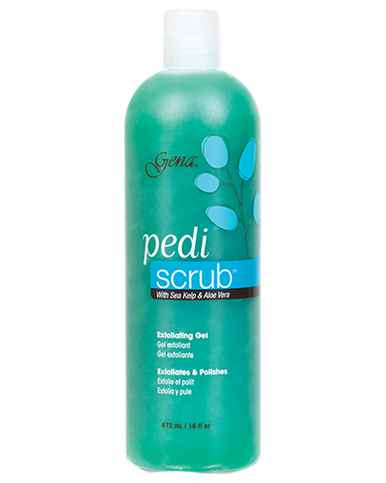 Gena Pedi Scrub Exfoliating Gel 16 oz. - 473ml