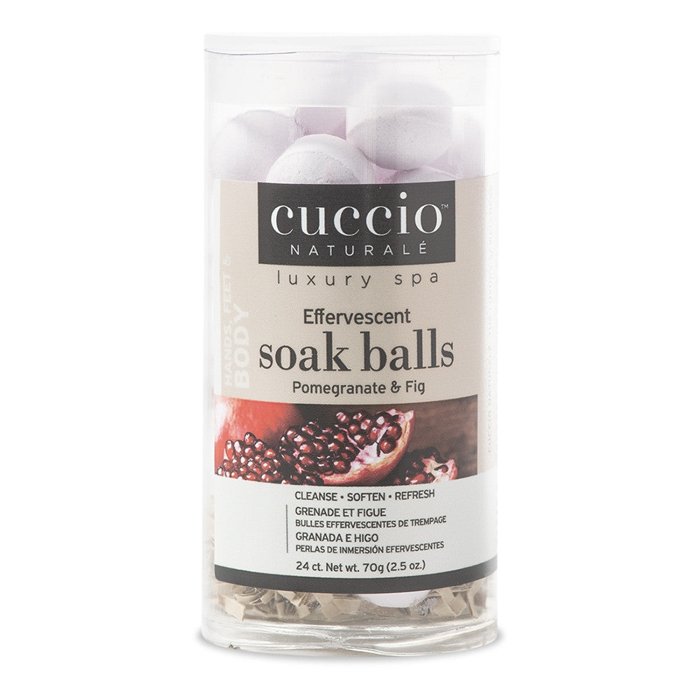Cuccio Soak Balls 24 ct. / 70g Pomergranate & Fig CNSP2012