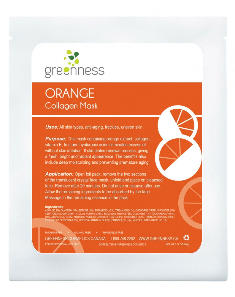 Greenness Collagen Mask - Orange