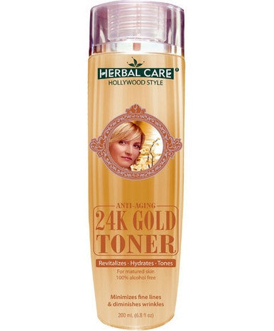 Hollywood Style Herbal Anti-Aging 24 Toner doré 50203