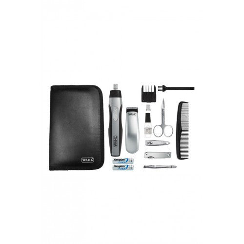 Wahl Traditional Barber Lithium Travel Grooming Kit