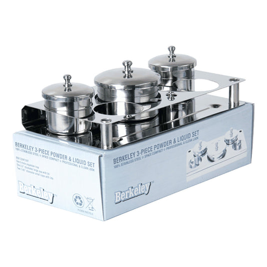 Berkeley 3-Piece Stainless Steel Powder & Liquid Set LC702