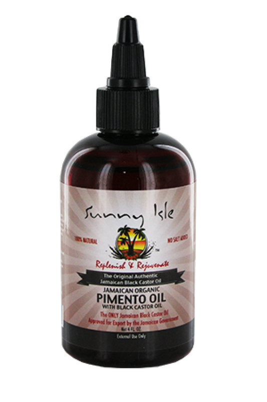 Sunny Isle Jamaican Black Castor Oil-16 Organic Pimento Oil (4oz)