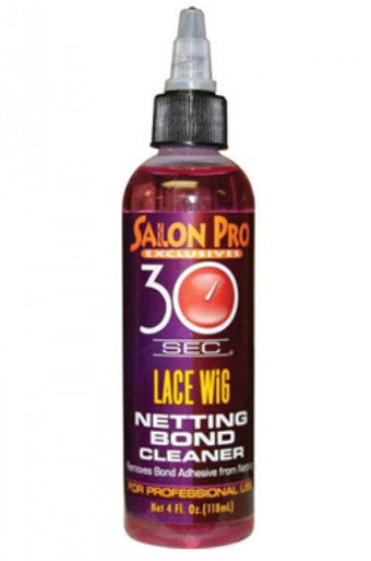 Salon Pro-33 Nettoyant pour filet de perruque en dentelle 30 secondes, 4 oz