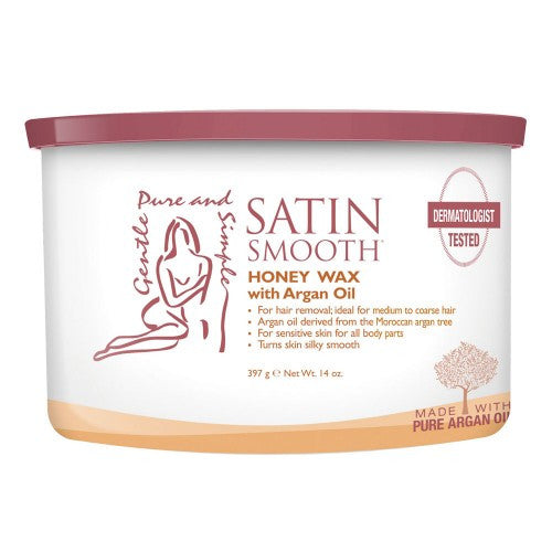 Satin Smooth Honey & Argan Oil Wax 14oz