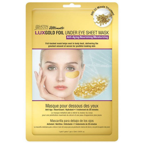 Satin Smooth Luxgold Under Eye Sheet Mask