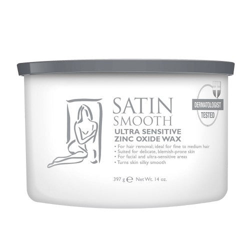Satin Smooth Ultra Sensitive Zinc Oxide Wax 14oz