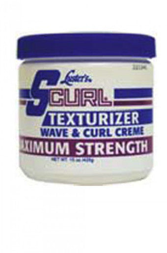 Scurl-10 Texturizer Wave & Curl Creme-Maximum Strength (15oz)