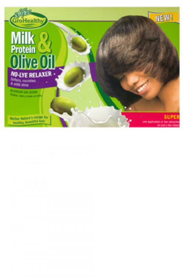 Sofn'free-24 GroHealthy Milk Protein & Olive Oil No-Lye Relaxer- Super (Single Application)