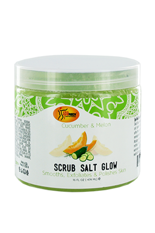 Spa Redi-06 Cucumber&Melon Scrub Salt Glow (16oz)