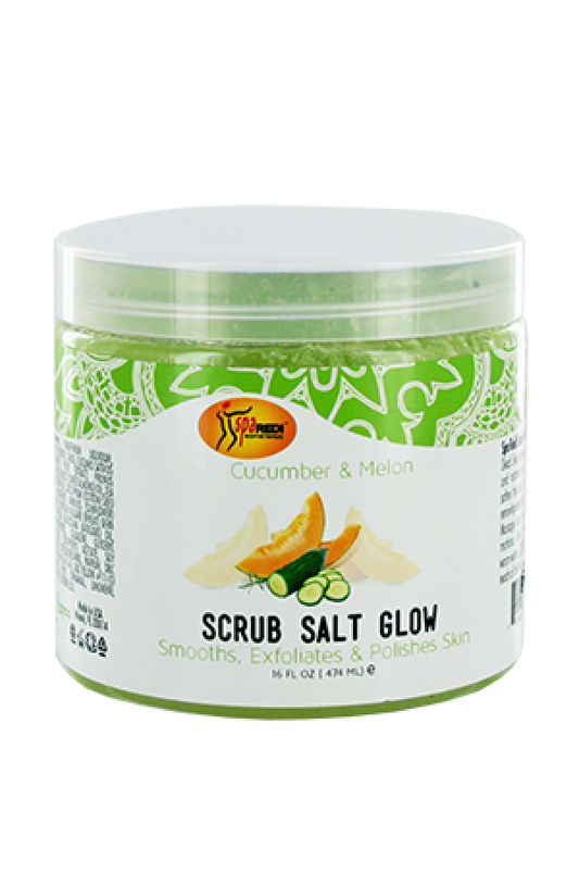 Spa Redi-06 Cucumber&Melon Scrub Salt Glow (16oz)