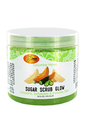 Spa Redi-04 黄瓜甜瓜糖磨砂膏（16盎司）