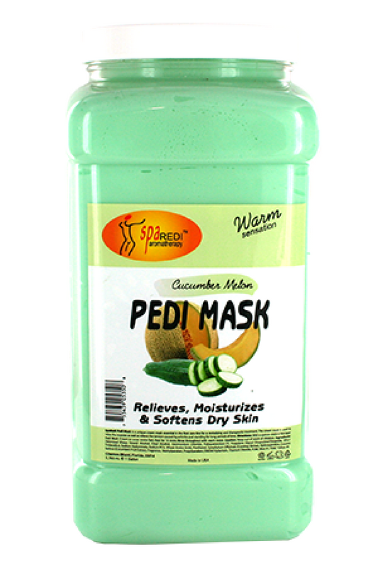 Spa Redi-28 Cucumber Melon Pedi Cream Mask (128oz)