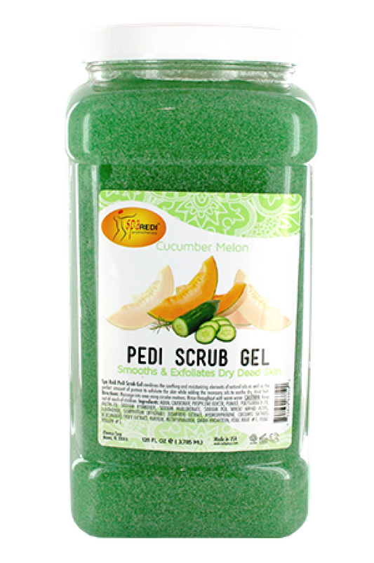 Spa Redi-22 Cucumber Melon Pedi Scrub Gel (128oz)