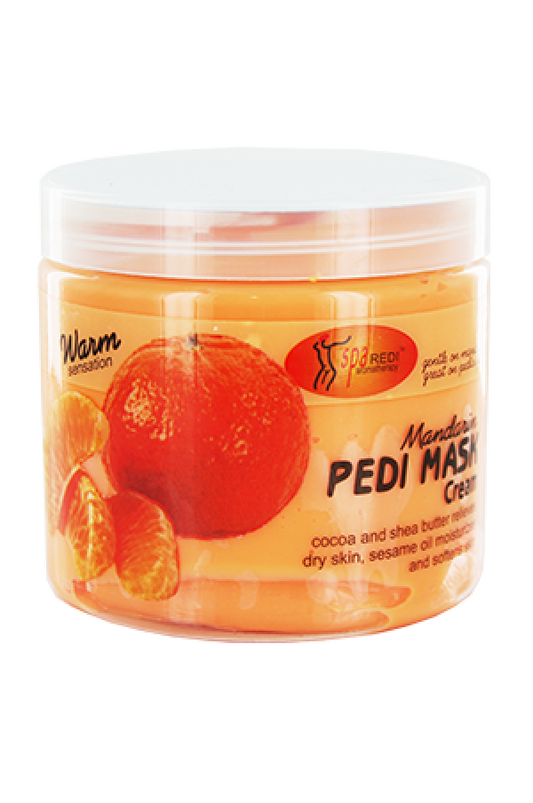 Spa Redi-16 Mandarin Pedi Cream Mask (16oz)