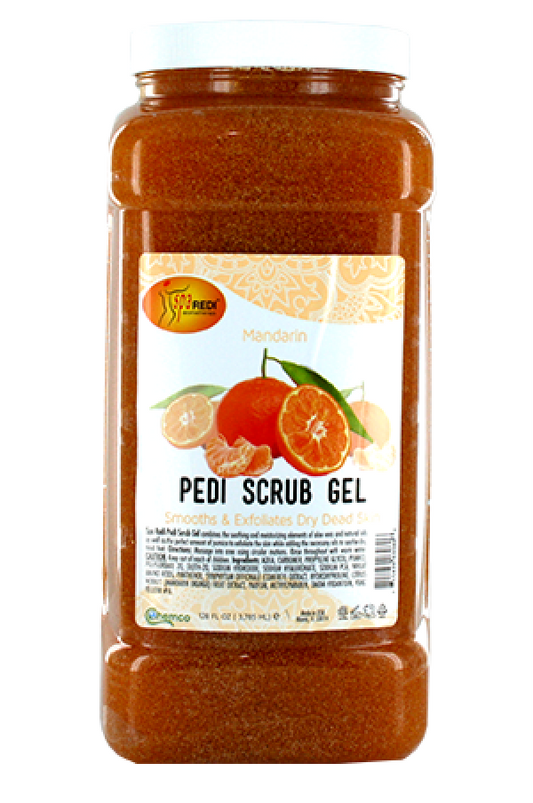 Spa Redi-21 Mandarin Pedi Scrub Gel (128oz)