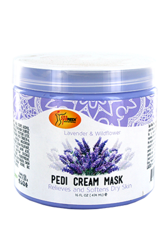 Spa Redi-13 Lavender&Wildflower Pedi Cream Mask (16oz)