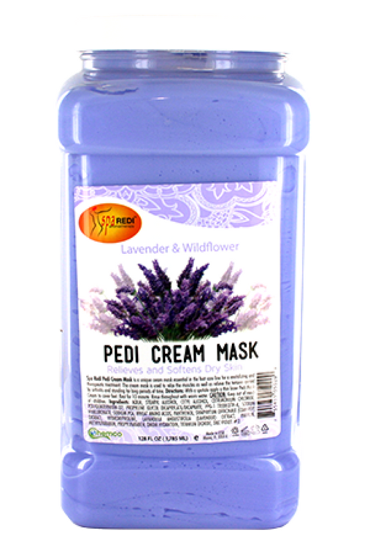 Spa Redi-26 Lavender&Wildflower Pedi Cream Mask (128oz)