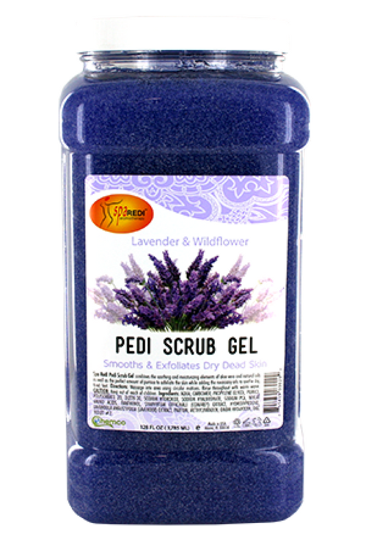 Spa Redi-20 Lavender&Wildflower Pedi Scrub Gel (128oz)