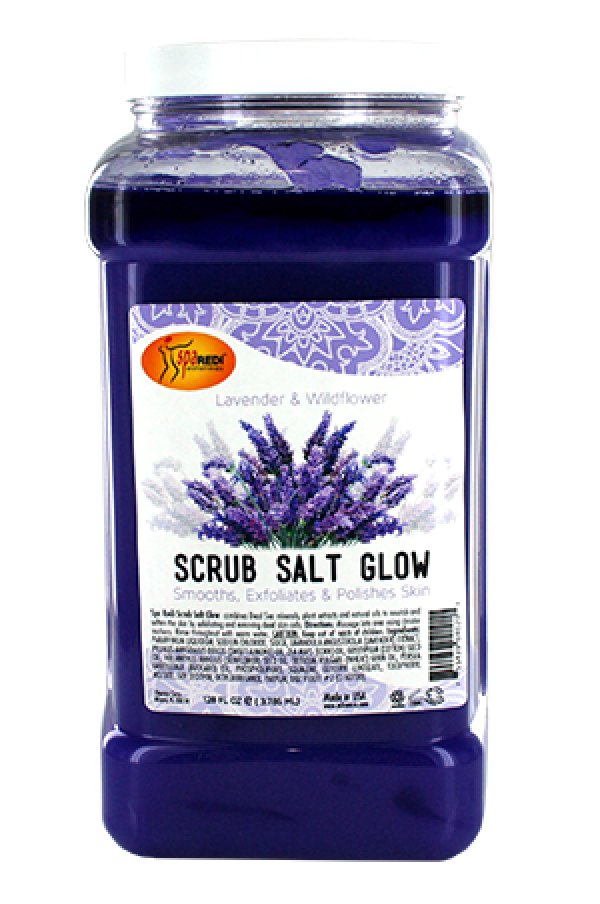 Spa Redi-23 Lavender&Wildflower Body Scrub Salt Glow (128oz)
