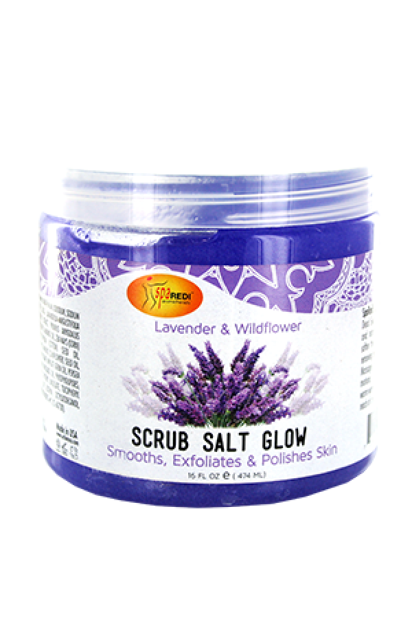 Spa Redi-08 Lavender&Wildflower Scrub Salt Glow (16oz)