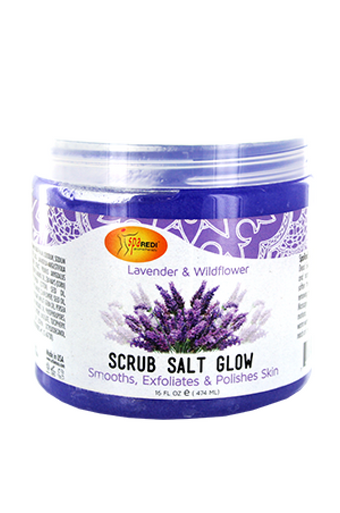 Spa Redi-08 Lavender&Wildflower Scrub Salt Glow (16oz)