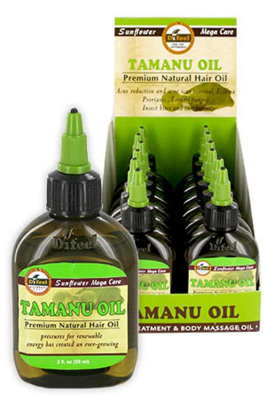 Sunflower-11 Diffel Premium Natural Hair Oil (2.5oz)-Tamanu