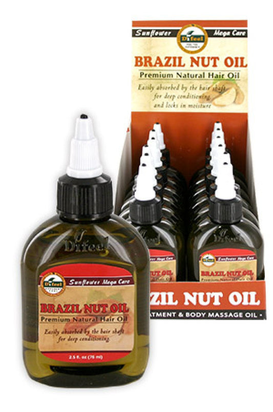 Sunflower-14 Diffel Premium Natural Hair Oil (2.5oz)-Brazilia