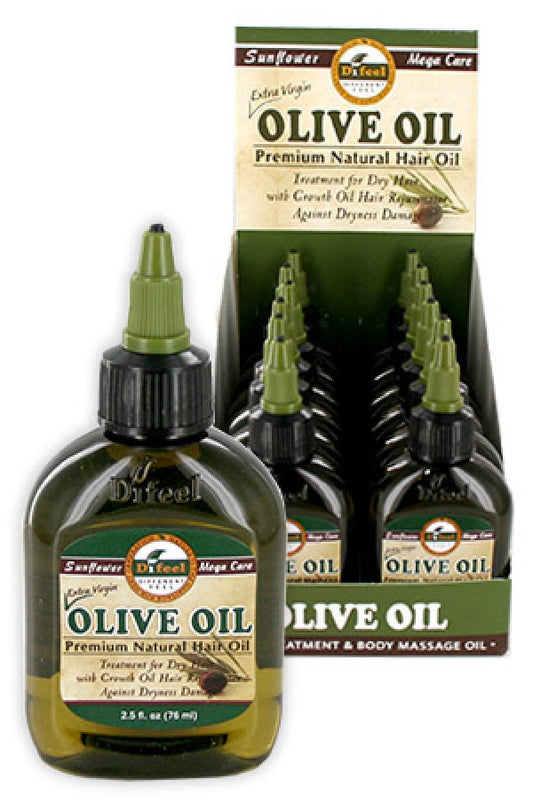 Sunflower-7 Diffel Premium Natural Hair Oil (2.5oz)-Olive