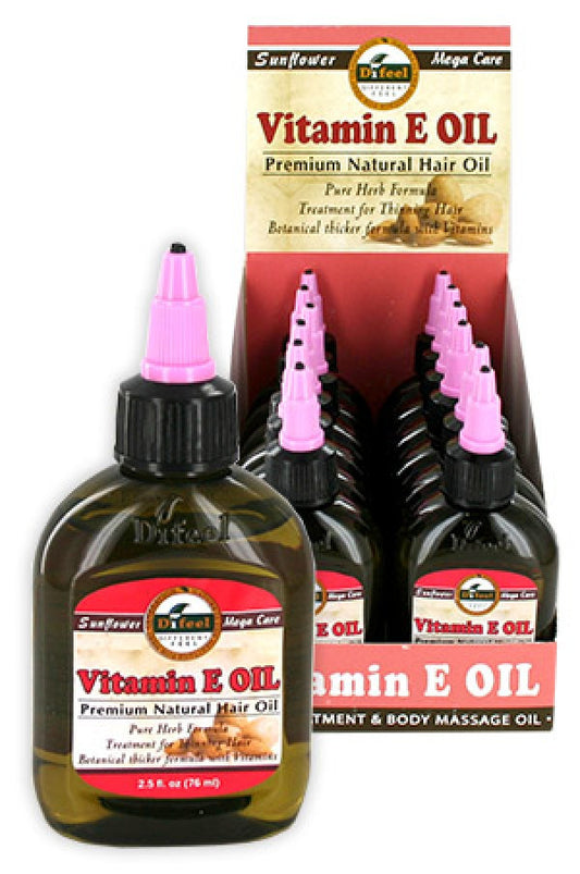 Sunflower-9 Diffel Premium Natural Hair Oil (2.5oz)-Vitamin E