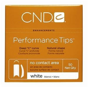 CND Performance Tips White 50 pk - Size 3