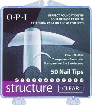 OPI Structure White Tips Box of 50 - Size 1