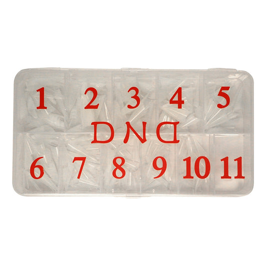 DND Natural Pointy Tips Size 1-10 In Box