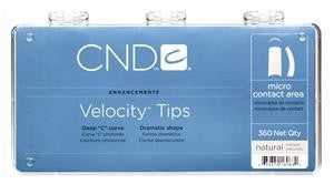 CND Velocity Tips Natural 360 Tray 16968