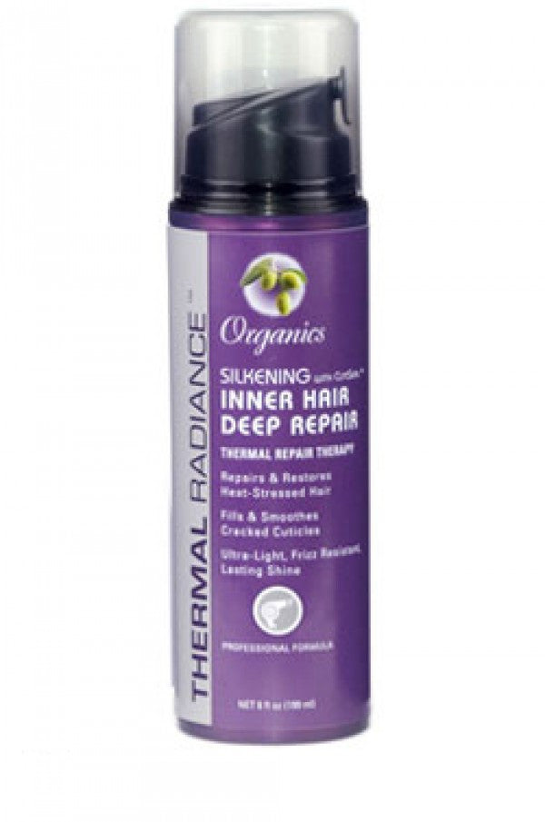 Africa's Best-76 Organics Thermal Radiance Silkening w/ CutiSeal Inner Hair Deep Repair Thermal Repair Therapy (4 oz)