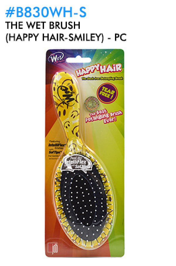 B830WH-S The Wet Brush (Happy Hair-SMILEY) -pc