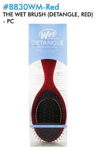 B830WM-Red La brosse humide (démêlante, rouge) -pc