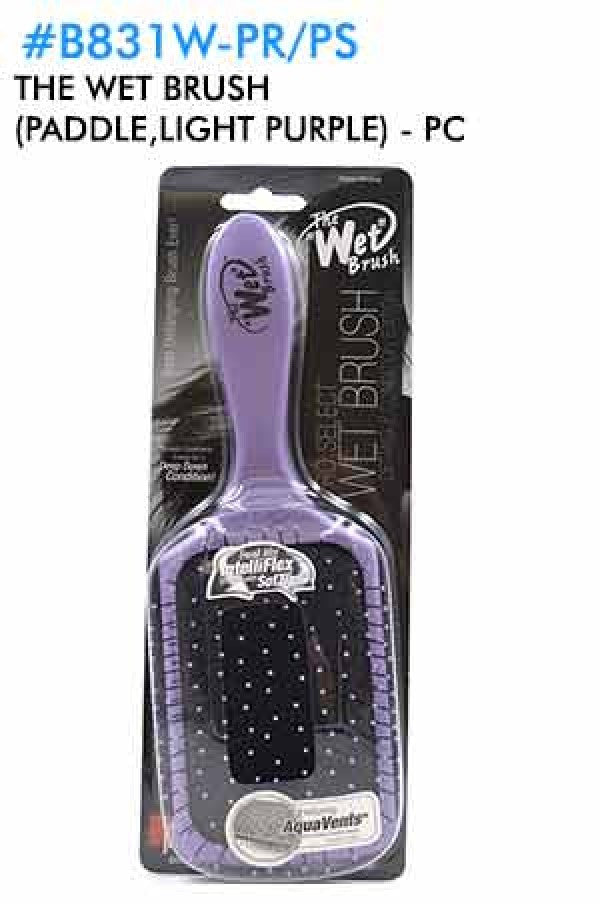B831W-PR/PS The Wet Brush (Paddle,Light Purple) -pc