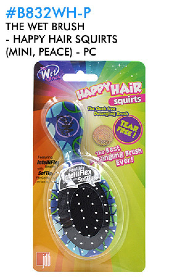 B832WH-P The Wet Brush HAPPY H. SQUIRTS (Mini, Peace) -pc