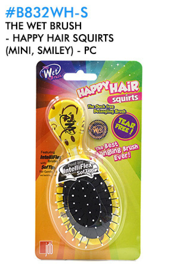 B832WH-S The Wet Brush HAPPY H. SQUIRTS (Mini, Smiley) -pc