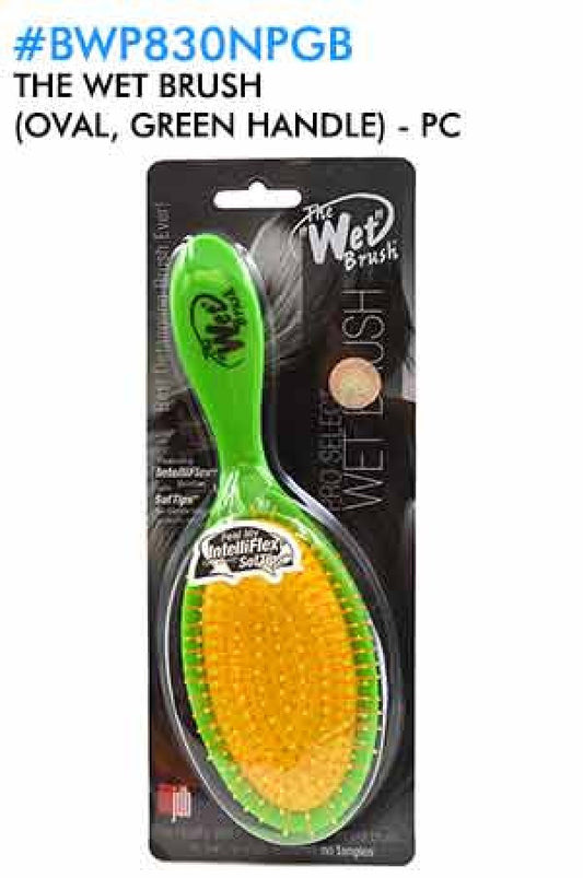 BWP830NPGB The Wet Brush (Oval, Green Handle) -pc